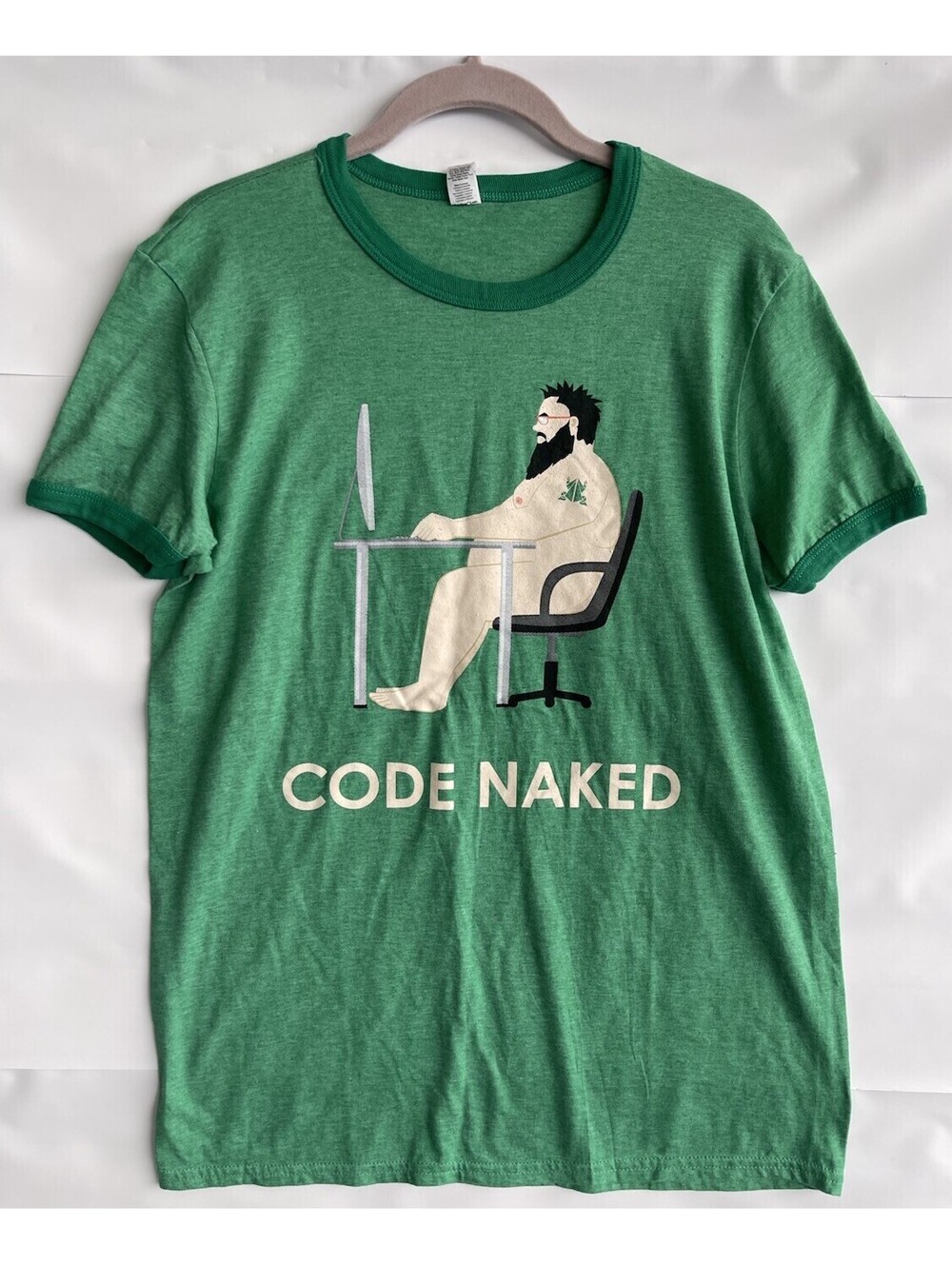 Anvil Green t shirt Code Naked - SourceToad.